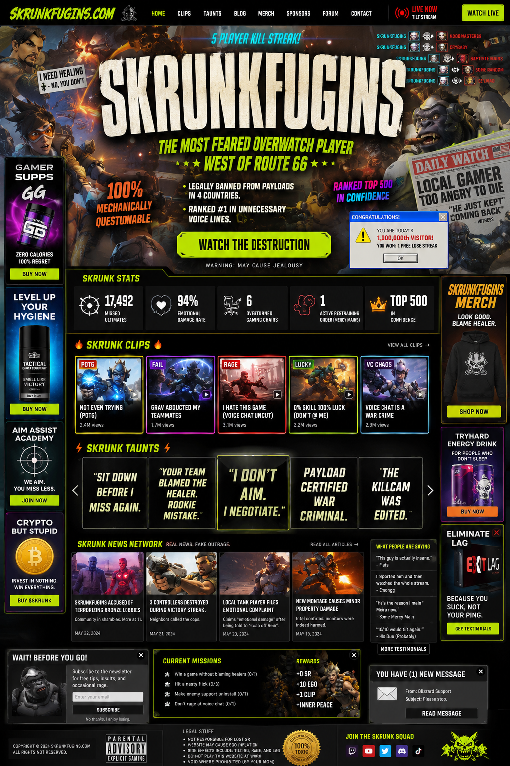 Official tour poster